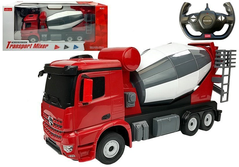 Carro telecomandado Mercedes Arocs Rastar 1:14 vermelho