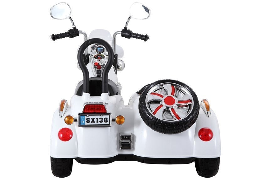 Moto elétrica infantil SX138 branco