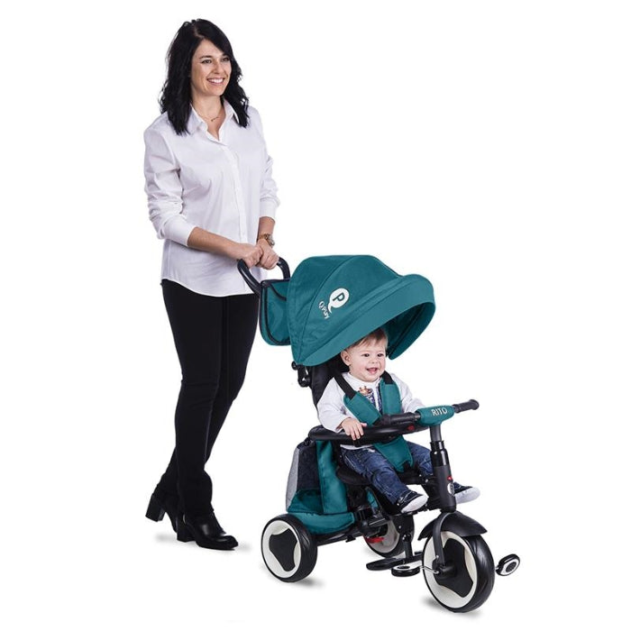 Triciclo Qplay Rito+ Turquoise