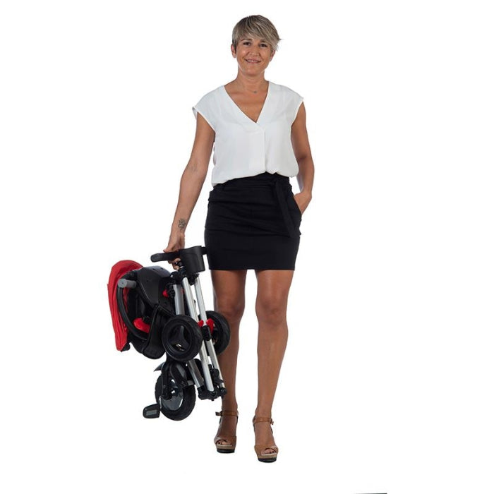 Triciclo Qplay Nova Rubber Red