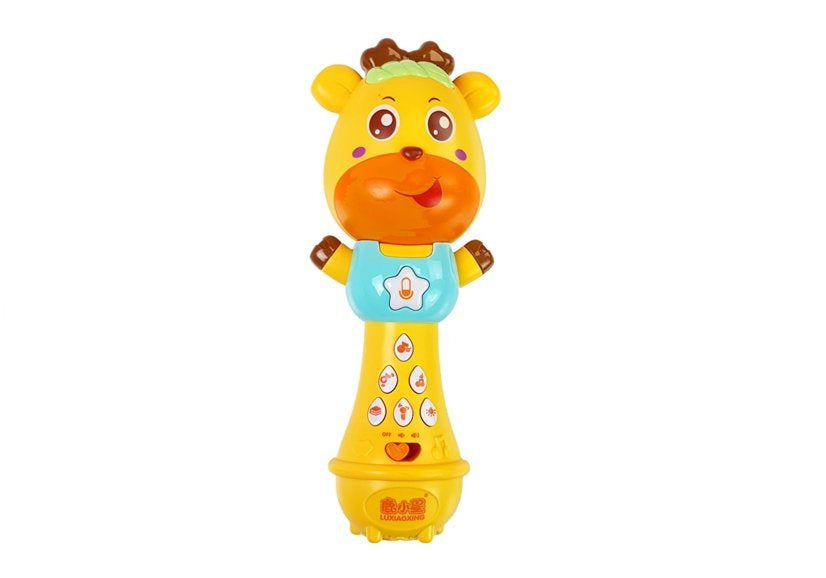 Andador educativo bebé com microfone interativo
