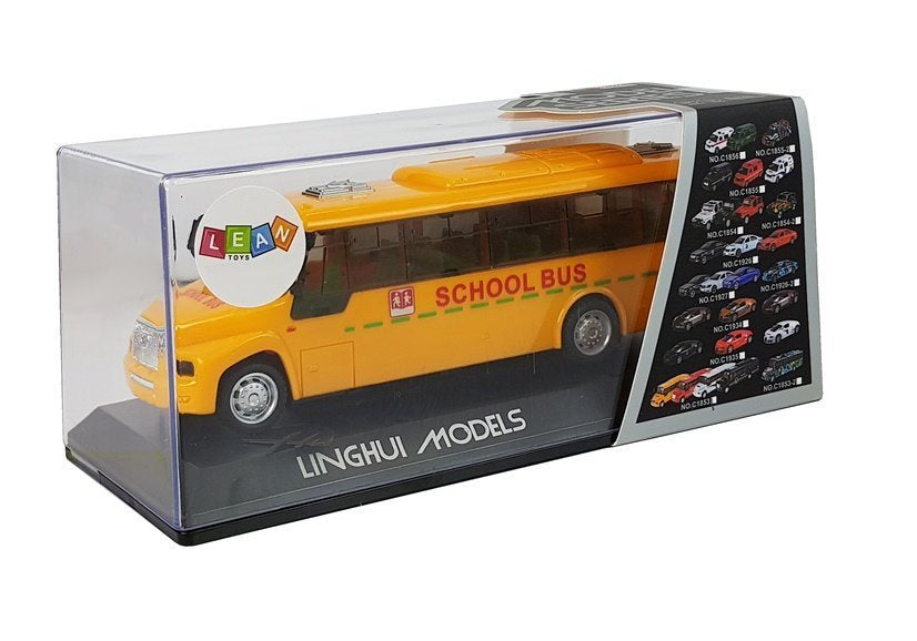 Autocarro escolar fricção luz som portas