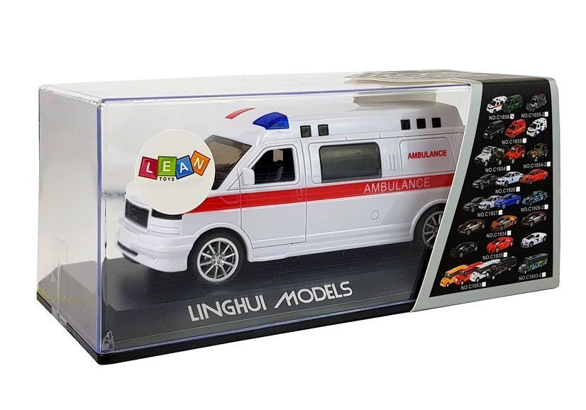 Ambulância com sirene som e luz