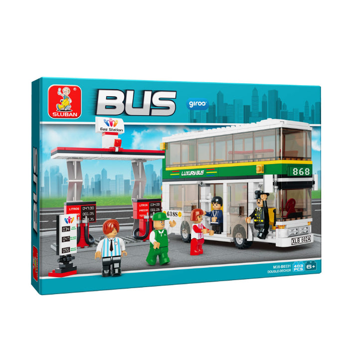Town Bus Set Autocarro 2 Andares 403 pcs