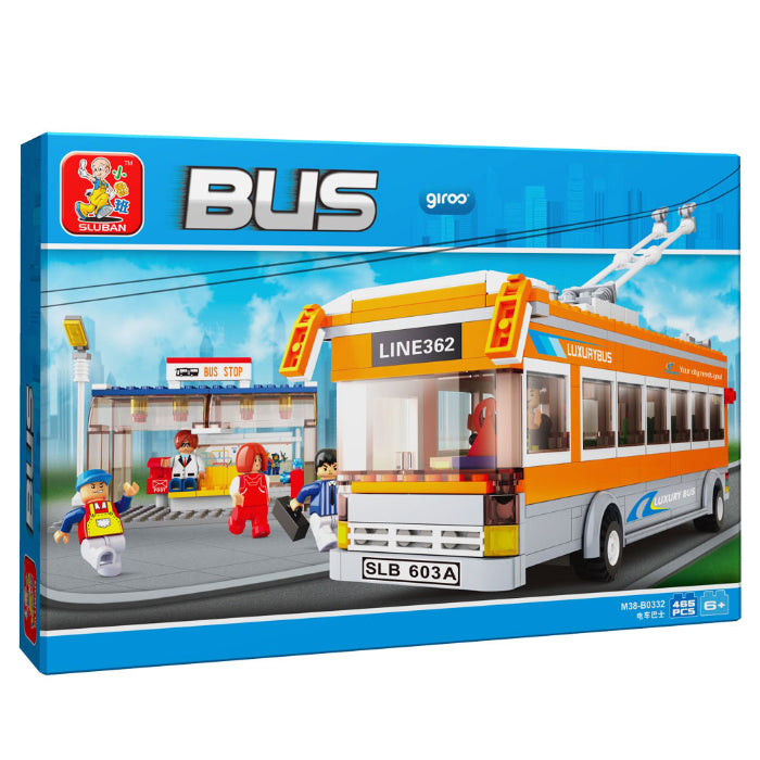 Town Bus Autocarro Trolly 469 pcs