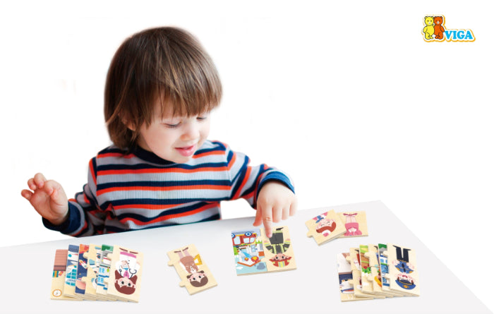 Puzzles de correspondência Viga Profissões