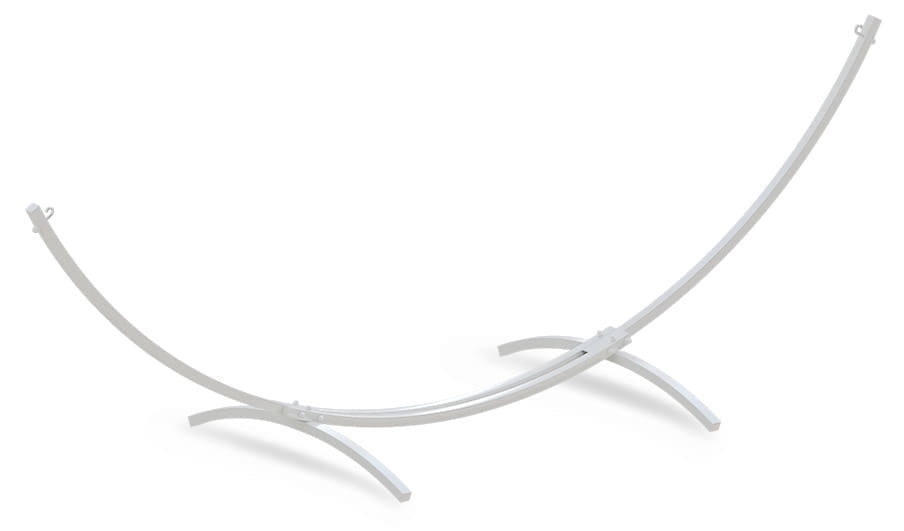 Suporte para rede 300 x 130 cm branco até 220 kg