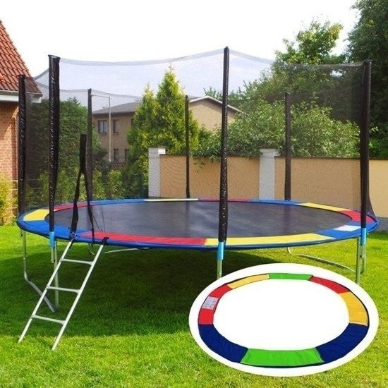 Trampolim Ø244 cm arco-íris com rede de segurança