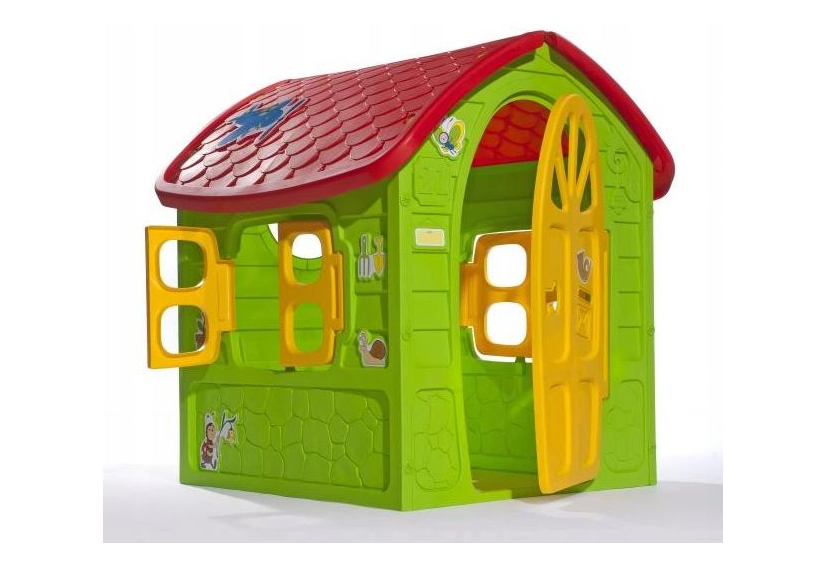 Casa jardim infantil grande verde