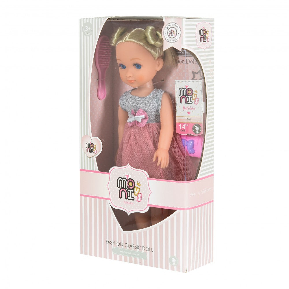 Boneca 36 cm fashion Moni