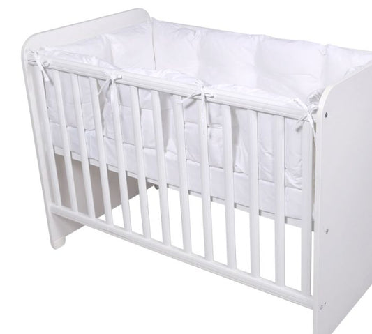 Protetor de cama de grades Lorelli UNI 60x120cm White (4 pç.)