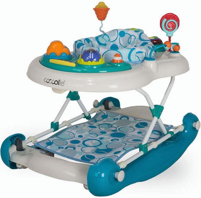 Andador com baloiço Coccolle Inizio Blue