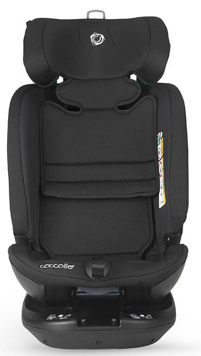 Cadeira auto rotativa I-Size Coccolle Velsa Jet Black