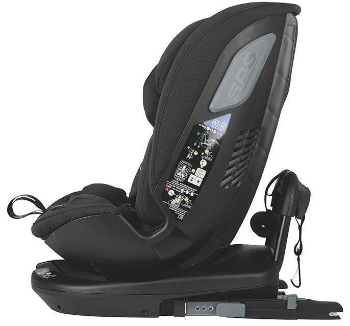 Cadeira auto rotativa I-Size Coccolle Velsa Jet Black