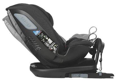 Cadeira auto rotativa I-Size Coccolle Velsa Jet Black