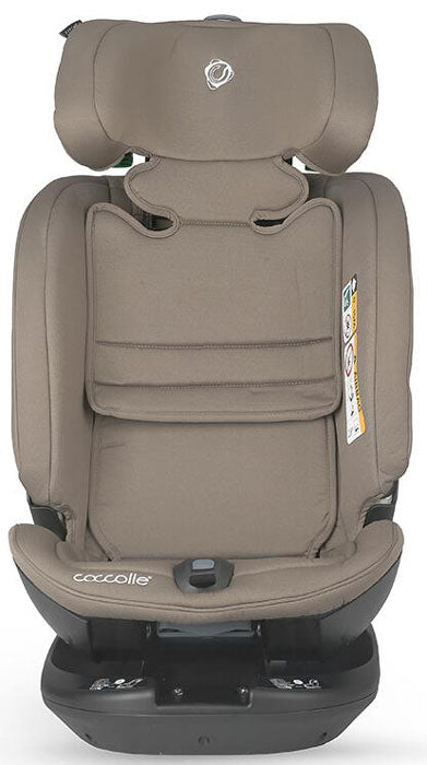 Cadeira auto rotativa I-Size Coccolle Velsa Taupe Brown