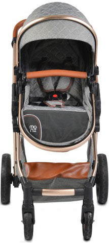 Carrinho de bebé Moni Alma Dark Grey