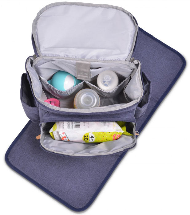 Mochila Cangaroo Megan Denim Blue