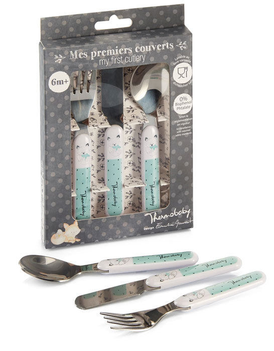 Talheres de criança Thermobaby Forest