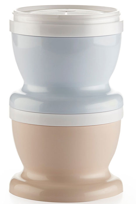 Conjunto de 2 caixas para alimentos Thermobaby Baby Blue