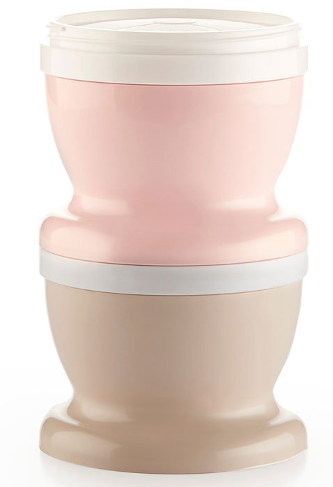 Conjunto de 2 caixas para alimentos Thermobaby Powder Pink