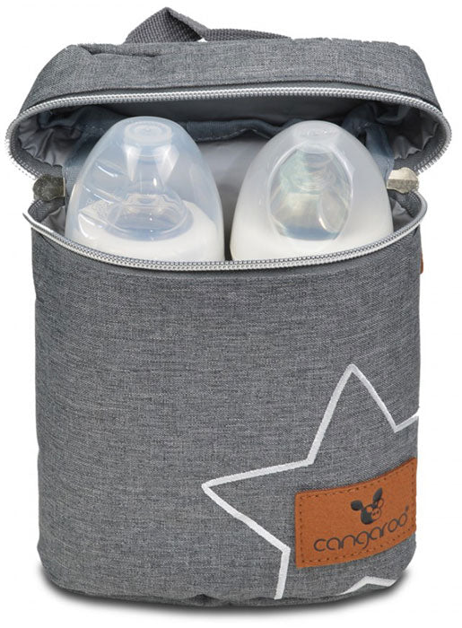 Porta biberão Cangaroo Charlie Dark Grey