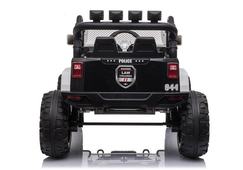 Carro elétrico polícia JC666 preto