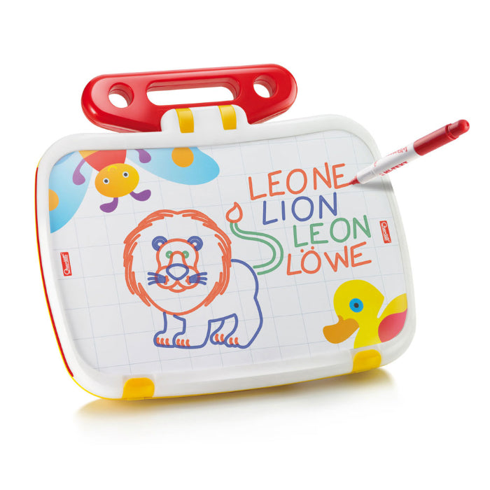 Malinha Quadro Letras + Números Magnéticos 120 pcs