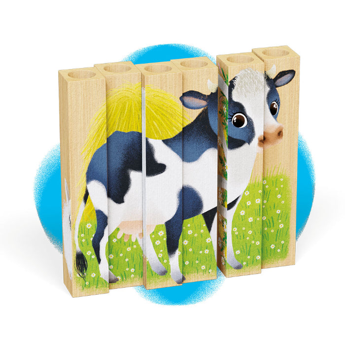 Puzzle 4 Animais Quinta 6 pcs