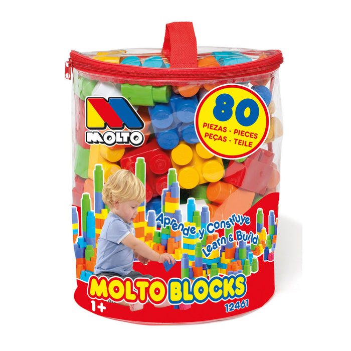 Saco Transparente com 80 Blocos