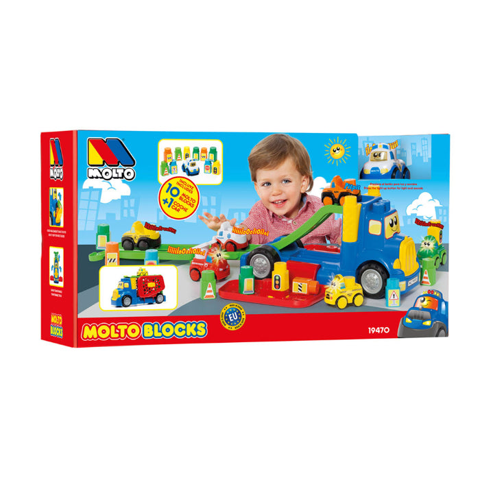 Camião com 10 Blocos + 1 Carro