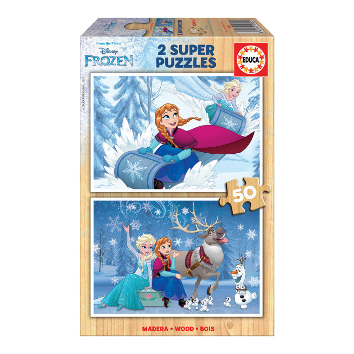 2x Super Puzzle 50 Madeira Frozen