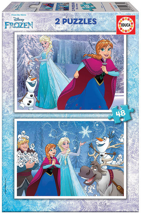 2x Puzzle 48 Frozen