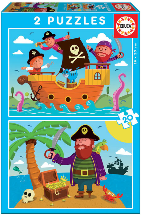 Puzzle Junior 2X20 Piratas
