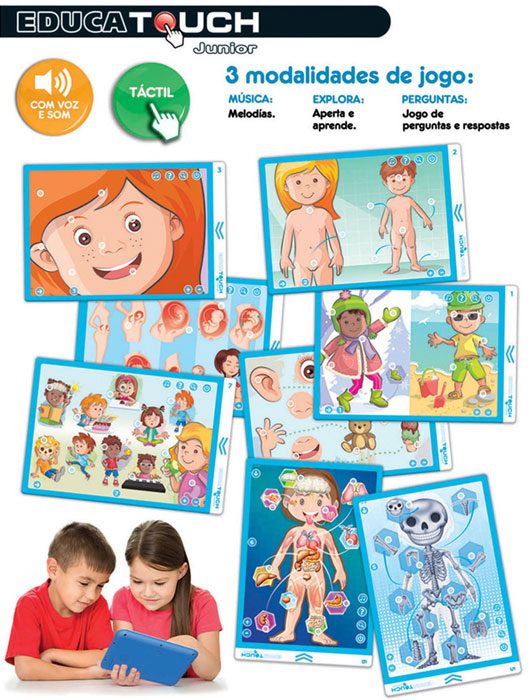 Educa Touch Junior O Corpo Humano PT