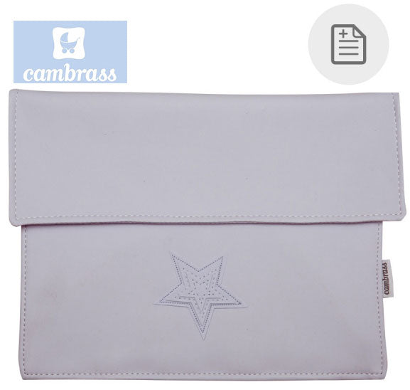 CAMBRASS - PORTA DOCUMENTOS AZUL 3x17x25 CM