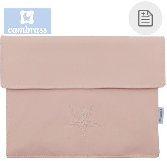 CAMBRASS - PORTA DOCUMENTOS ROSA 3x17x25 CM