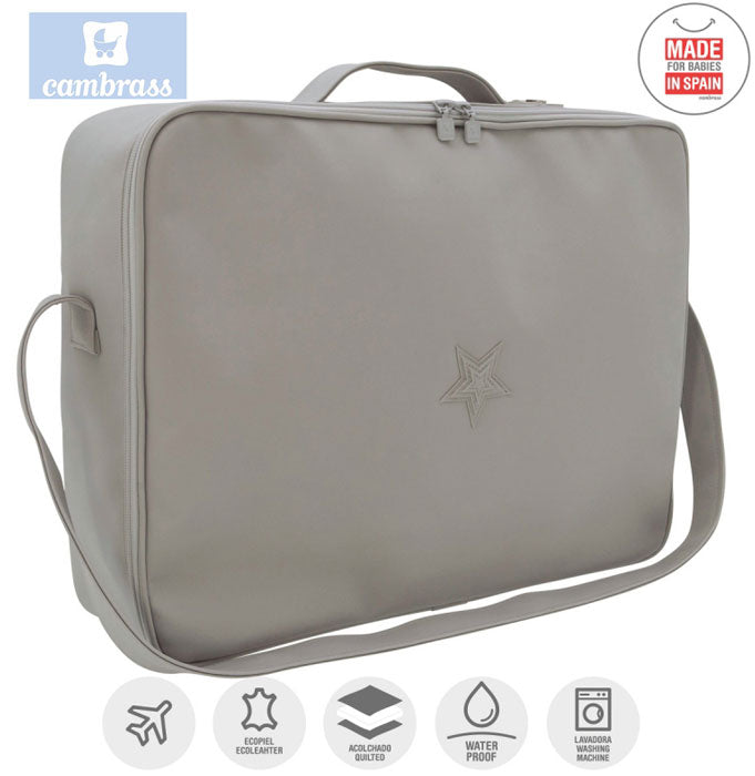 CAMBRASS - SACO DE MATERNIDADE CINZA 12x47x36 CM