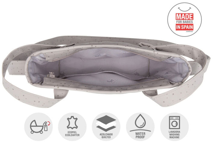 CAMBRASS - SACO DE MATERNIDADE ASTRA CINZA 10x34x33 CM