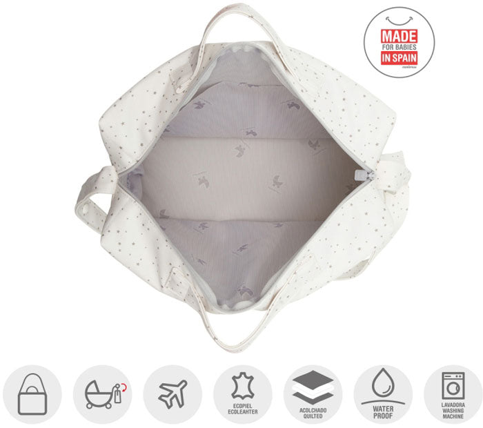 CAMBRASS - SACO DE MATERNIDADE ASTRA BEGE 16x41,5x29 CM