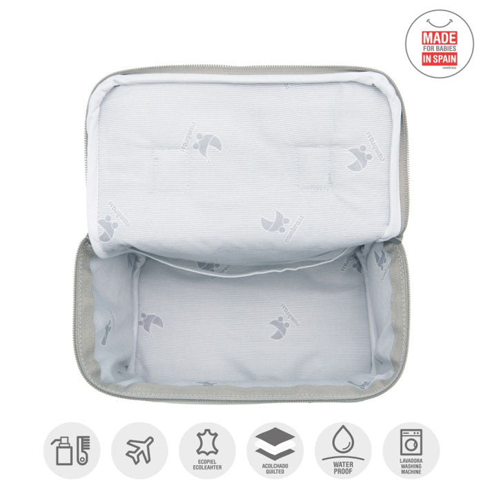 CAMBRASS - VANITY LUXY CINZA 16x25x16 CM