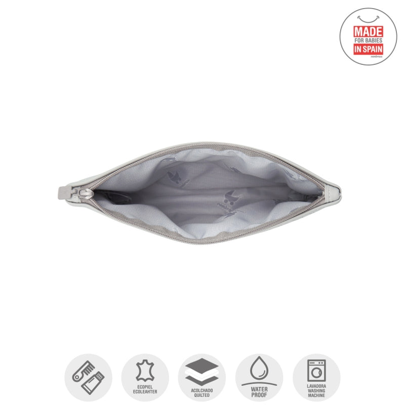 CAMBRASS - NECESSAIRE CINZA LUXUOSO 6x28x20 CM