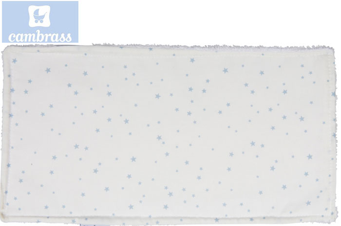 CAMBRASS - TOALHETE ASTRA AZUL / ESTRELA 29,5x15,5 CM