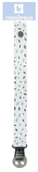 CAMBRASS - PORTA CHUPETAS LEÃO CINZA 2x21,5 CM