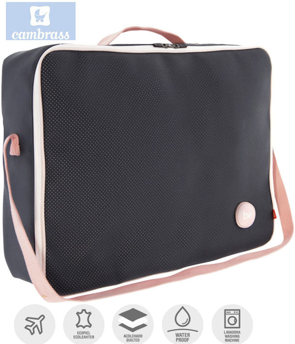 CAMBRASS - SACO DE MATERNIDADE URBANY ROSA 12x47x36 CM