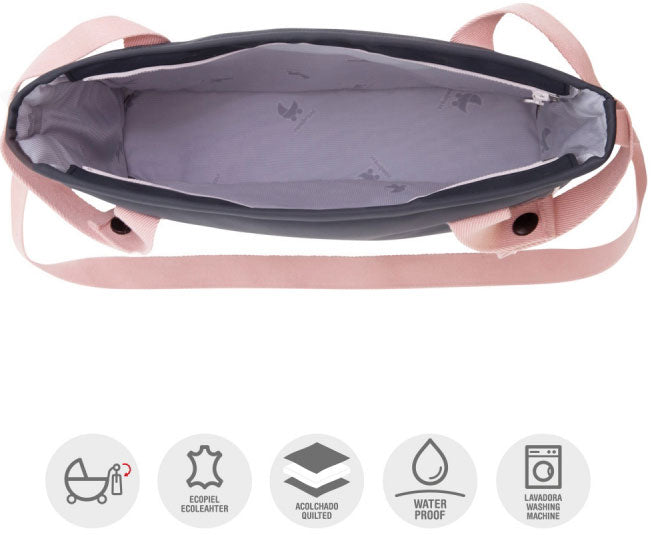 CAMBRASS - SACO DE MATERNIDADE URBANY ROSA 10x34x33 CM