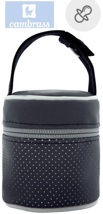 CAMBRASS - PORTA CHUPETAS URBANY CINZA 8,5x8,5x11 CM