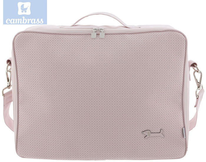 CAMBRASS - SACO DE MATERNIDADE PARIS ROSA 12x47x36 CM