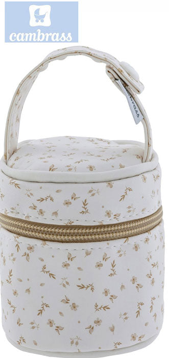 CAMBRASS - PORTA CHUPETAS HANA BEIGE 8,5x8,5x11 CM