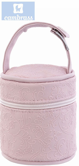 CAMBRASS - PORTA CHUPETAS ELITE ROSA 8,5x8,5x11 CM